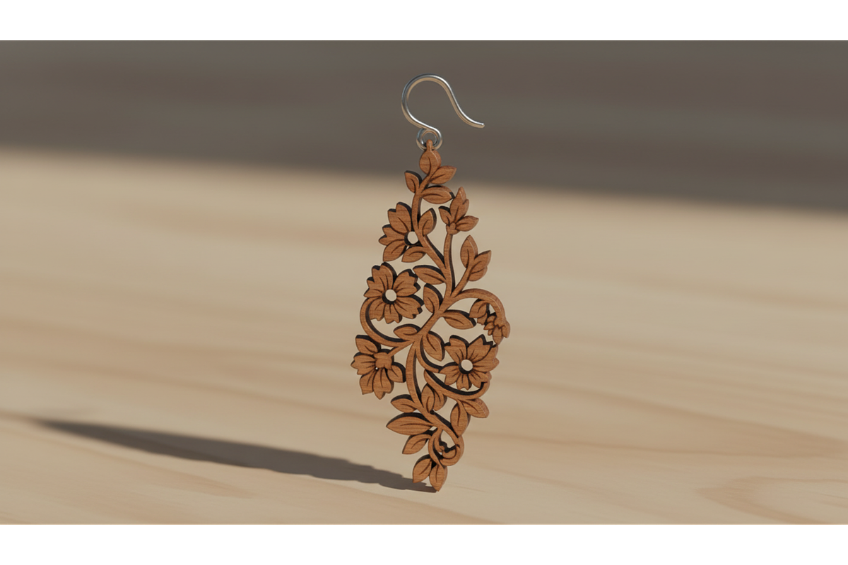 Flower Cut Earrings Pack, a Graphic by hafijul (Photo 5 of 11)