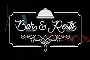 Moonchrome typeface + Bonus, a Script Font by madeDeduk (Thumbnail 5 of 9)