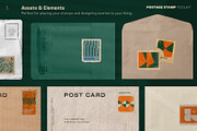 Postage Stamp Toolkit, a Packaging Mockup by Mocku (Thumbnail 14 of 22)