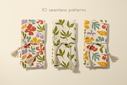 RETRO flower - patterns & posters, an Illustration by Anna.Klets (Thumbnail 6 of 12)
