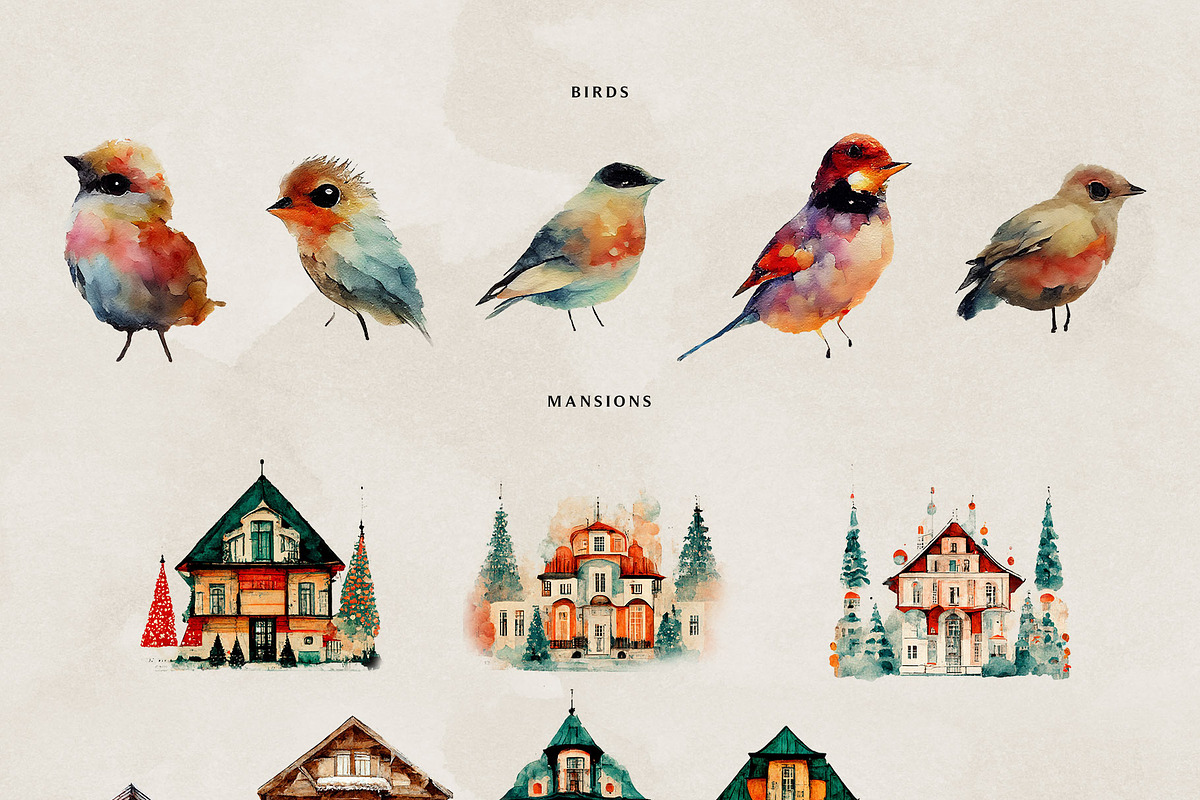 Christmas Winter Wonderland, an Animal Illustration by Graphicdome (Photo 11 of 21)