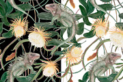 Watercolor Queen of the night flower, a Pattern Graphic by ramika (Thumbnail 3 of 4)