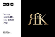 Luxury Initials RK Real Estate Logo, a Branding & Logo Template by Luxury Logos (Thumbnail 1 of 4)