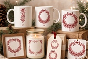 50 Christmas Clipart Bundle, a Decorative Illustration by HeavensStar (Thumbnail 7 of 8)