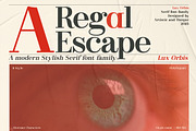 Lux Orbis - Serif font family, a Font by Artistic & Unique (Thumbnail 5 of 15)