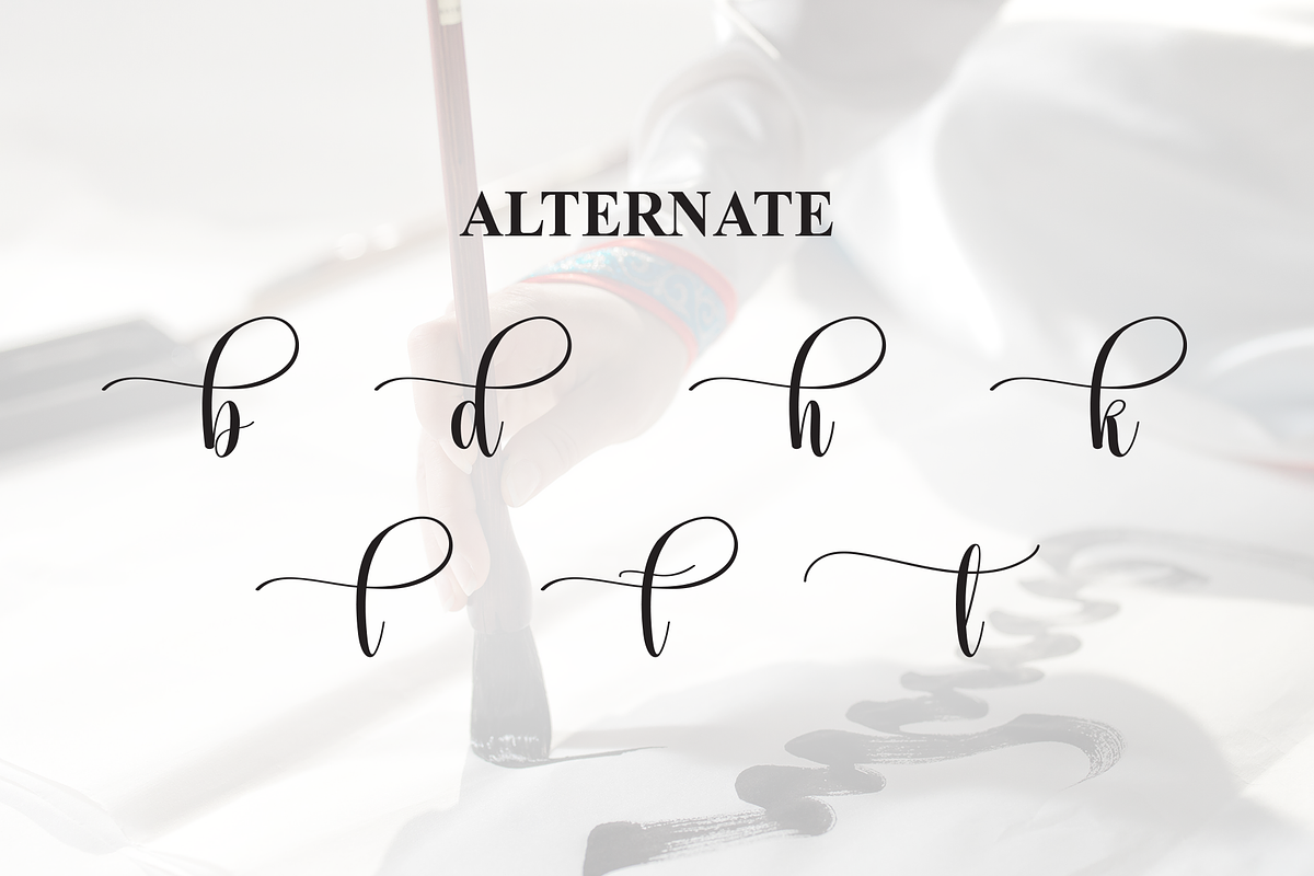 Elegant Calligraphy | Script Font, a Handwritten Font by Scratchones (Photo 8 of 9)