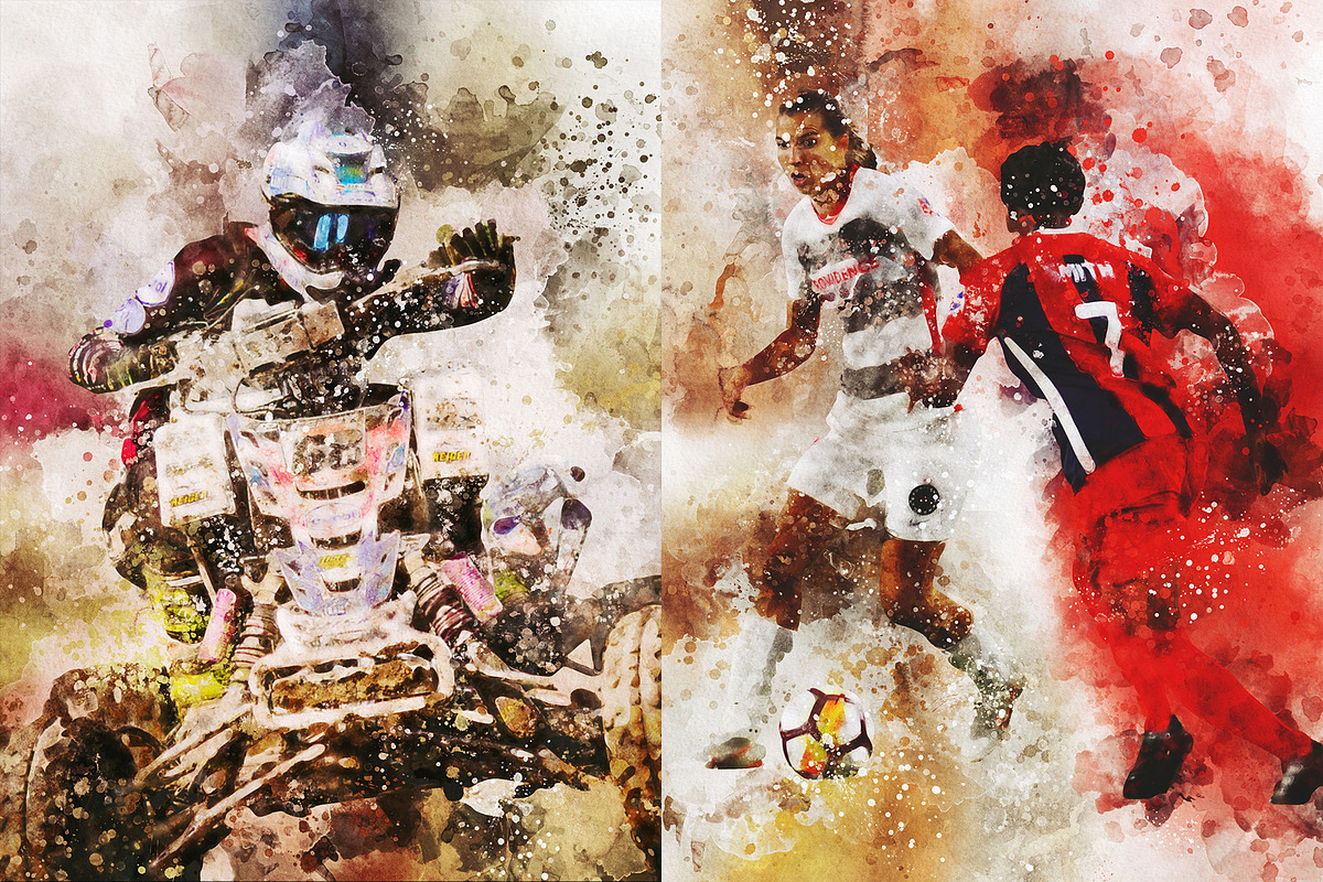 Splash Art Photoshop Action, an Action Add-On by AndriyFM (Photo 11 of 12)