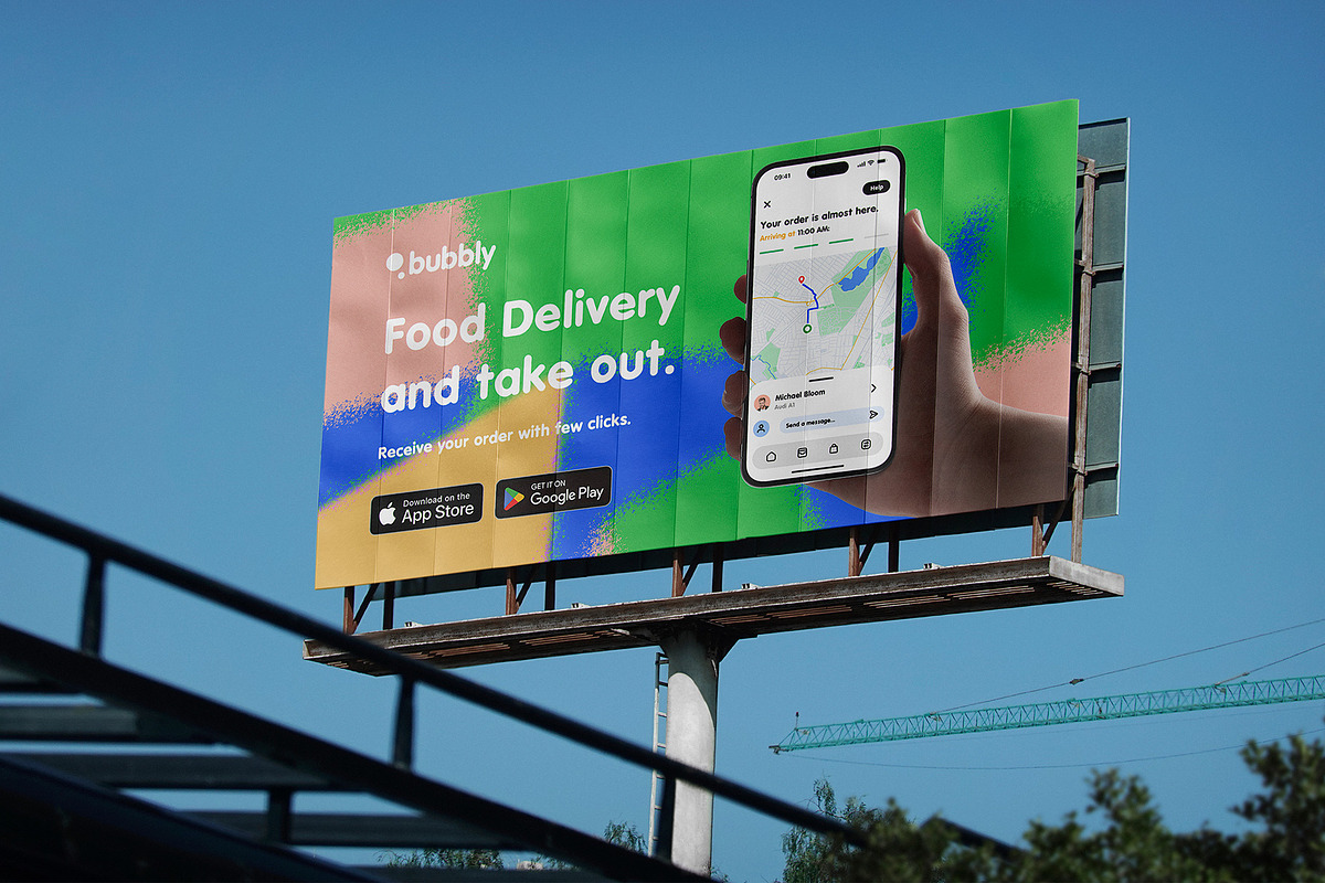 Billboard Urban Street Mockup, a Product Mockup by Asylab (Photo 3 of 5)