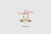 VINTAGE RABBIT LOGO & ILLUSTRATION, a Branding & Logo Template by Uncle Wiel (Thumbnail 11 of 13)