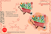 In The Spring Garden, a Seasonal Illustration by Arie Clares (Thumbnail 2 of 12)