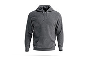 Black Sports Hoodie 3D Model, an Object 3D Model by rebrandy (Thumbnail 7 of 9)