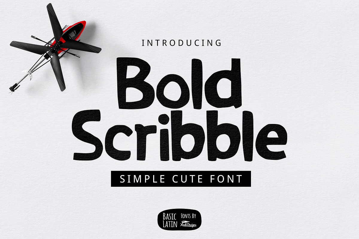 Bold Scribble Font