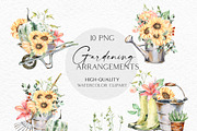 Watercolor Gardening Time, a Food Illustration by Olga Koelsch (Thumbnail 2 of 19)