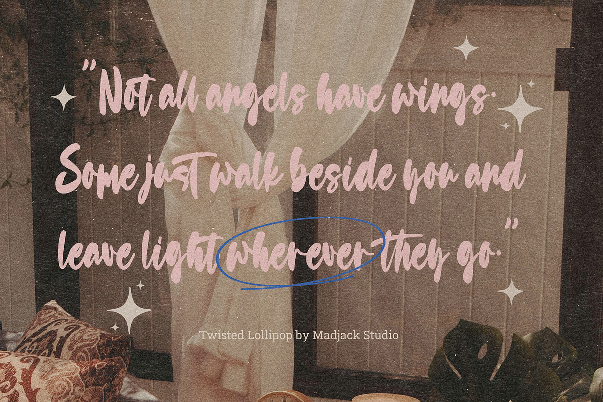 Twisted Lollipop, a Script Font by Madjack.font (Photo 4 of 10)