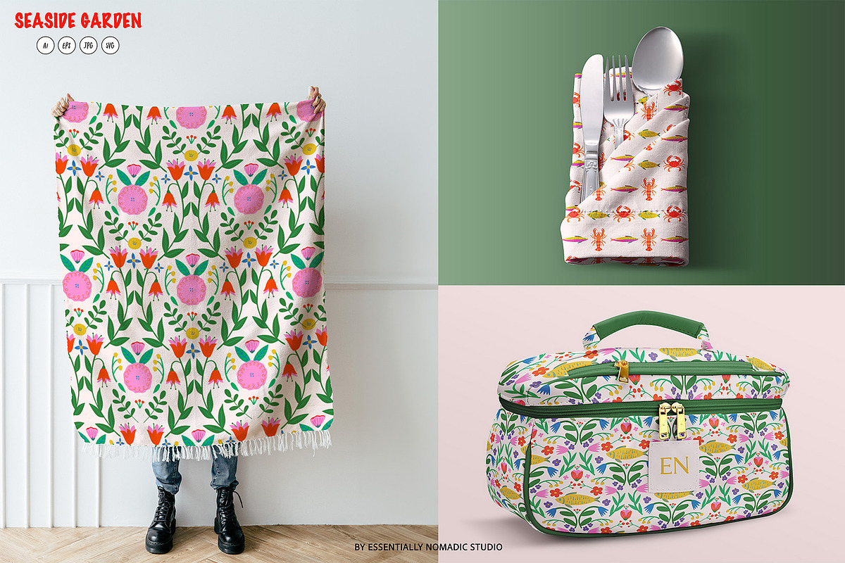 Seaside Garden Summer Patterns, a Pattern Graphic by Essentially Nomadic (Photo 10 of 11)