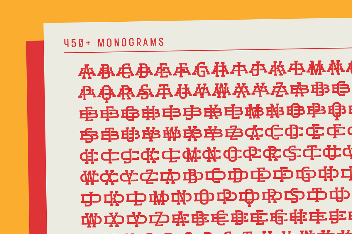 Monogram Holder - Display Font, a Slab Serif Font by Edignwn Type