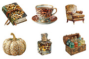 Leopard Print Halloween PNG, an Illustration by SinaCreation (Thumbnail 3 of 7)
