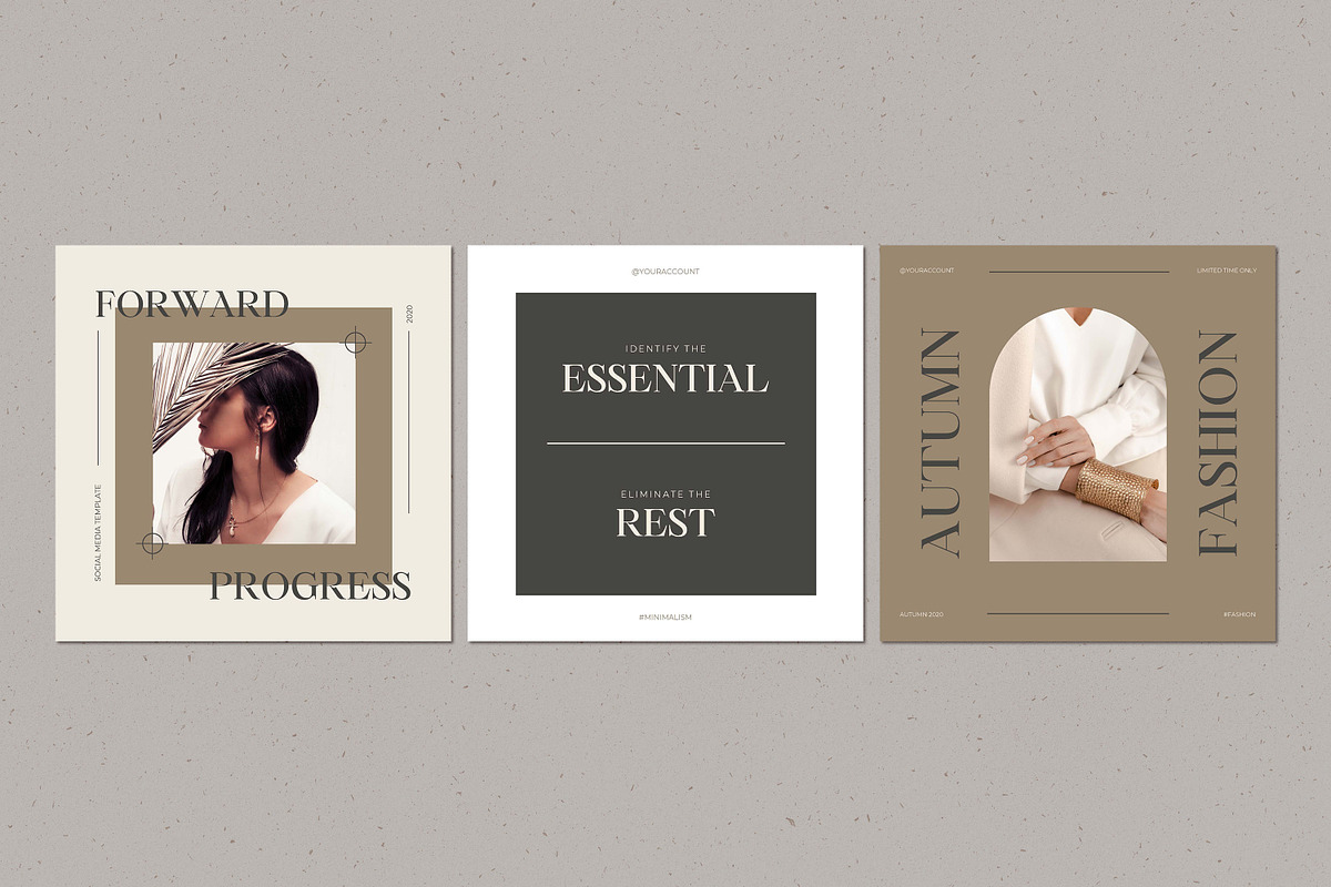 CANVA Elegant Social Media Templates, a Social Media Template by AndrewPixel (Photo 2 of 12)