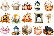 Soft Rustic Halloween Clipart, an Illustration by Designking (Thumbnail 2 of 4)