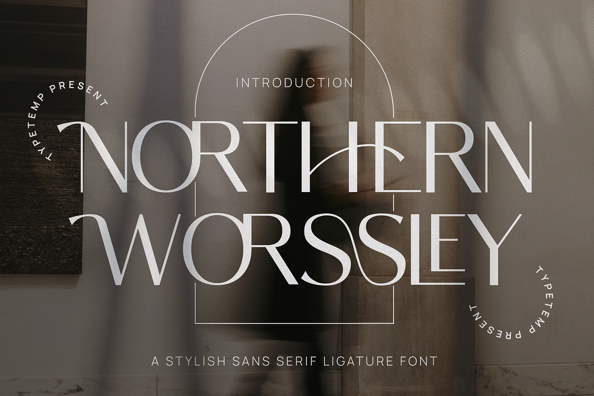 Northern Worssley - Ligature Sans, a Sans Serif Font by Typetemp Studio (Photo 1 of 17)