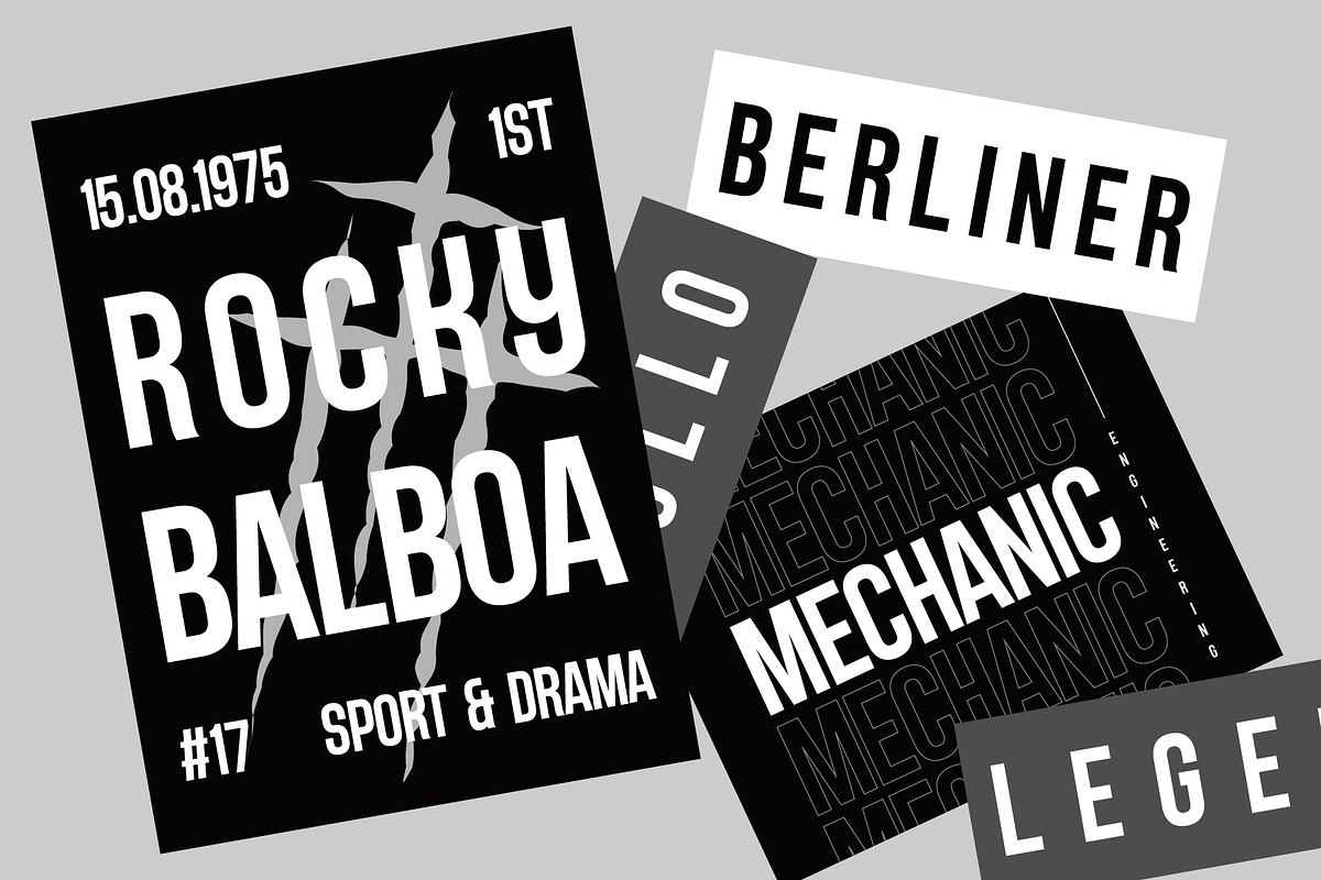 Marce - Powerful Font Family, a Font by alpercakici (Photo 3 of 16)