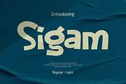 Sigam - Casual Handwriting Font, a Handwritten Font by Grontype (Thumbnail 1 of 7)