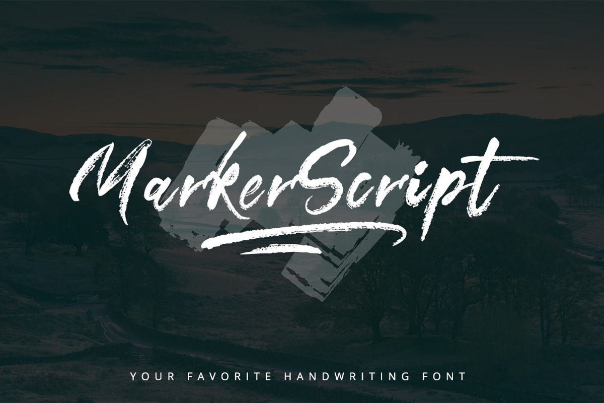MarkerScript Font