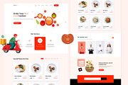 Food Delivery Template, a Templates & Theme by Neha Guleria (Thumbnail 1 of 2)