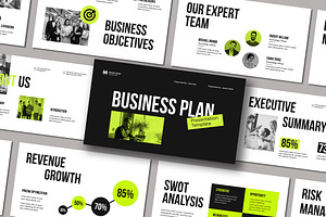 Minimal Business Plan Presentation, a Presentation Template by Mighty-Slide