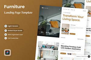 Home Craft - Furniture Landing Page, a Landing Page Template by SLAB! Design