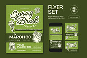 Spring Break Festival Flyer, a Flyer Template by graphicook (Thumbnail 1 of 3)