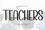 TEACHERS, a Serif Font by FreshTypeINK (Thumbnail 1 of 6)