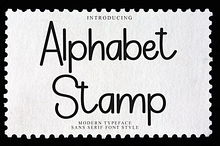 Alphabet Stamp