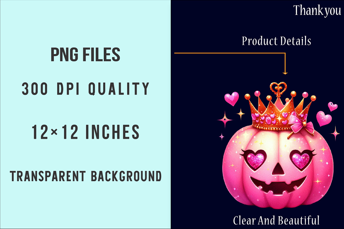 Cute Girly Halloween PNG, an Illustration by SinaCreation (Photo 6 of 7)