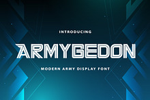 Armygedon - Modern Display Font