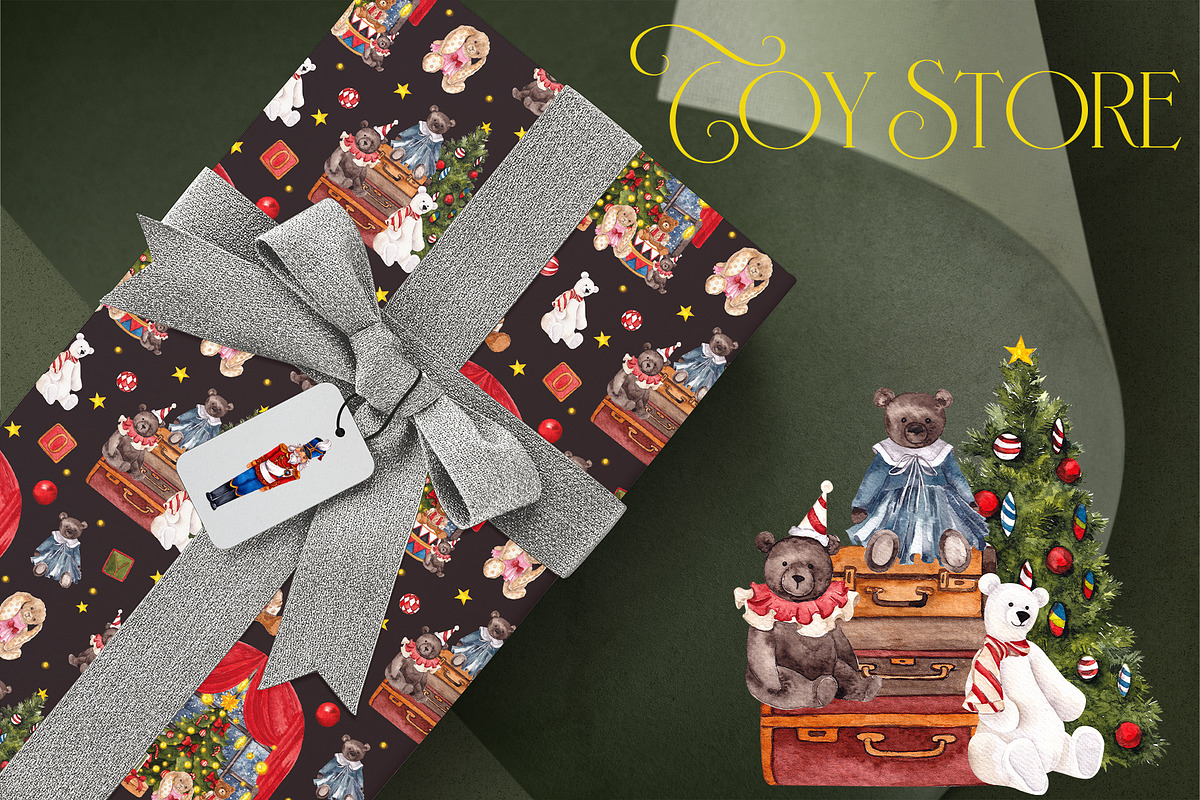 Toy Store. Christmas graphic., an Object Illustration by ma_i_vi (Photo 8 of 12)