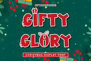 Gifty Glory, a Sans Serif Font by HATFSTUDIO (Thumbnail 1 of 8)