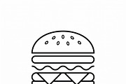 Food Beverage Icon Pack, an Outline Icon by adenpinkstore (Thumbnail 12 of 18)