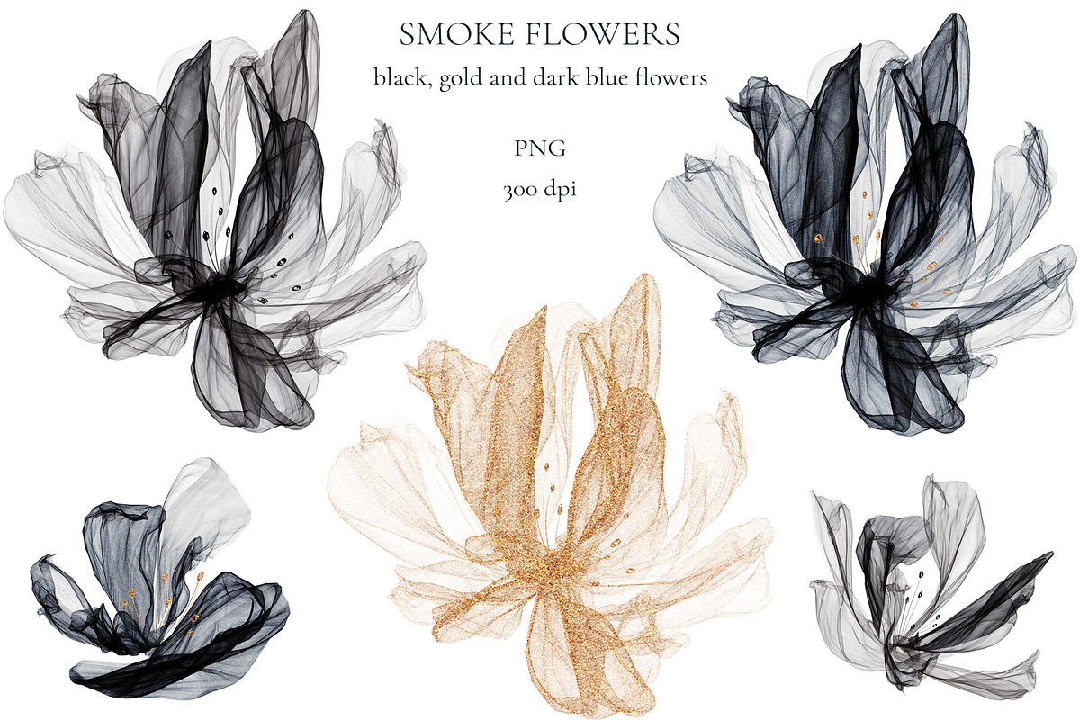 Smoke Flowers, an Illustration by Salted Galaxy (Photo 2 of 18)