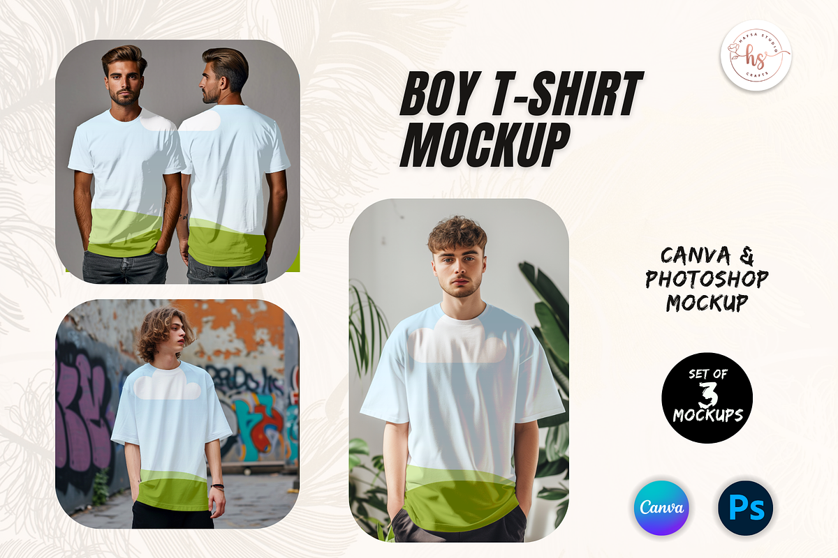 Mockup of Summer T-Shirt Canva, a Merchandise Mockup by Hafsa Studio 85 (Photo 1 of 3)