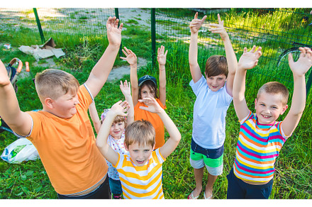 Children are having fun together on, a Person Photo by yanadjana
