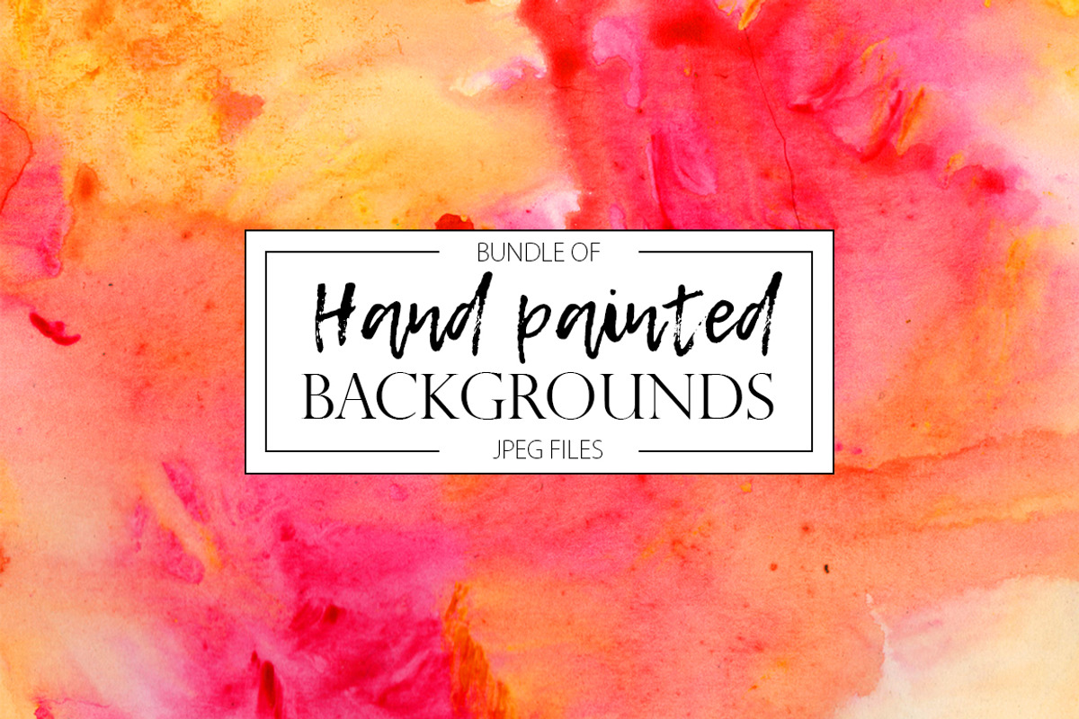 Hand painted backgrounds bundle, a Pattern Graphic by MiraBell (Photo 1 of 19)
