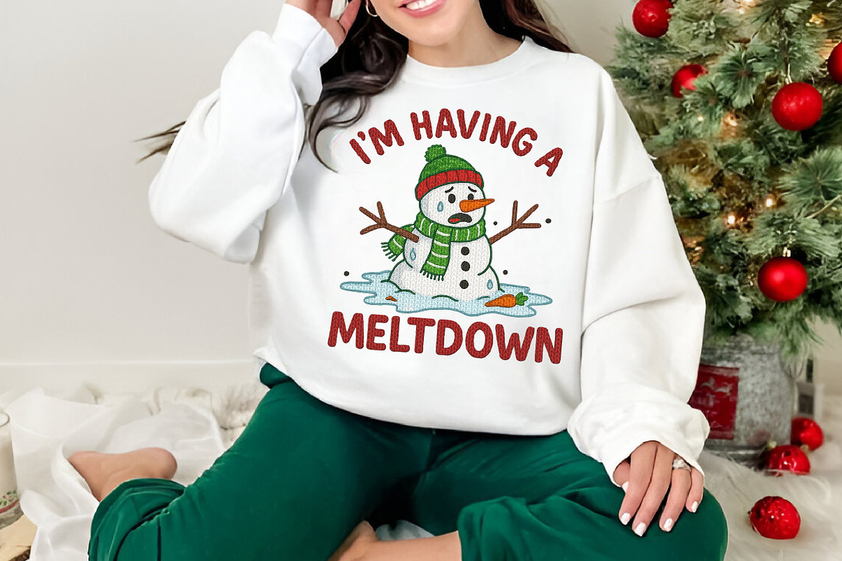 I’m Having a Meltdown, Christmas PNG, an Illustration by Canvas Craft (Photo 3 of 6)