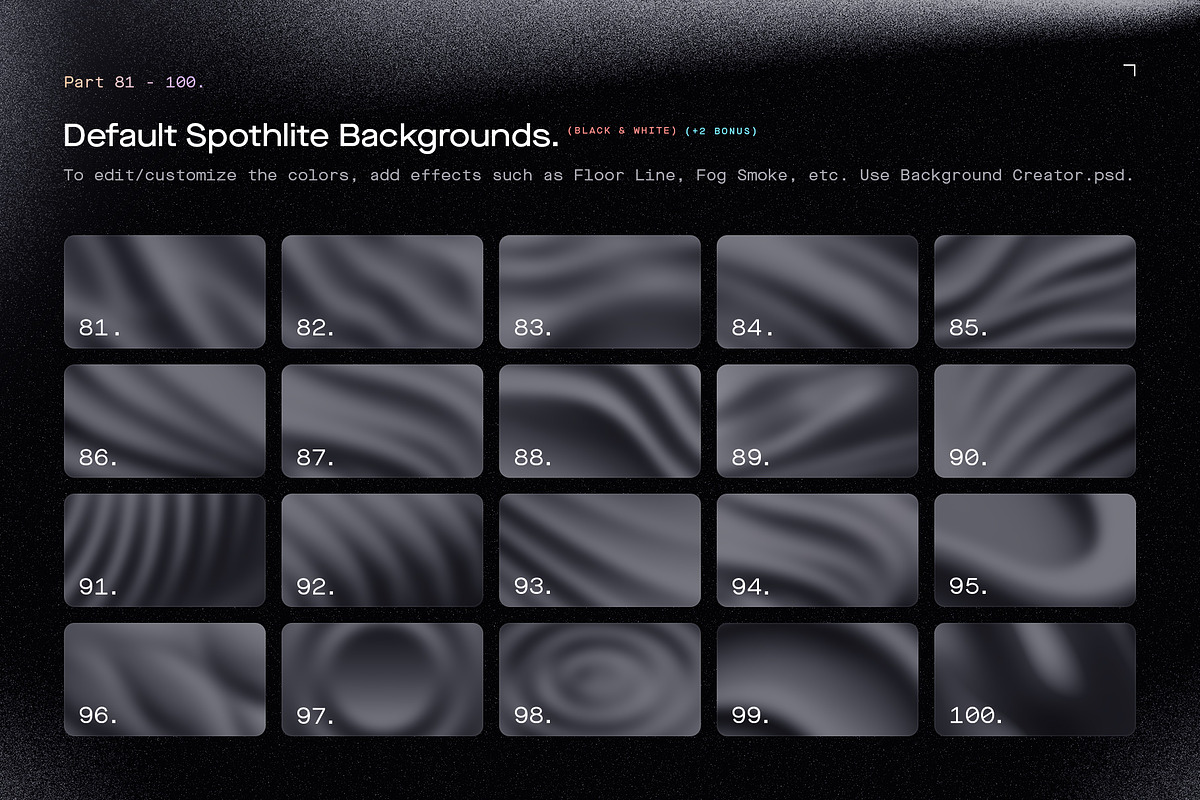 100 Spothlite Background Creator, a Background Graphic by Asylab (Photo 7 of 34)