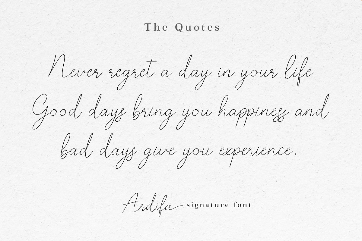 Ardifa, a Handwritten Font by Sulthan Studio (Photo 8 of 11)