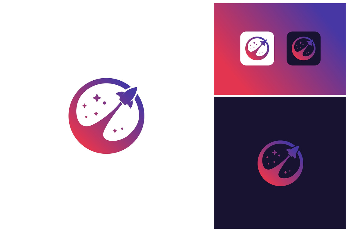 Rocket Spaceship Launch Logo, a Branding & Logo Template by ika trisiana (Photo 2 of 2)