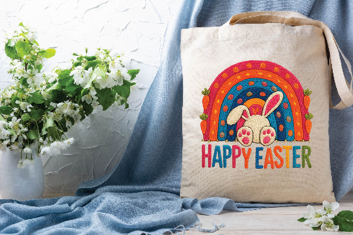 Happy Easter Bunny Rabbit Face Funny, an Illustration by DreamPrint404 (Photo 7 of 7)
