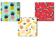 Summer Fruit Seamless Pattern Bundle, an Illustration by OK Design (Thumbnail 2 of 4)