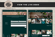 Squarespace photographer website, a Squarespace Template by Design House (Thumbnail 5 of 10)