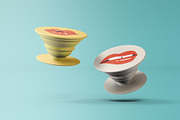 Female lips, a Texture Illustration by oxygen_8 (Thumbnail 2 of 7)